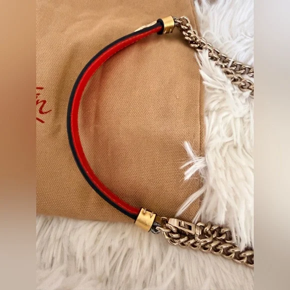 Christian Louboutin Gold Mini Bucket Bag with Chain crossbody - Picture 7 of 12